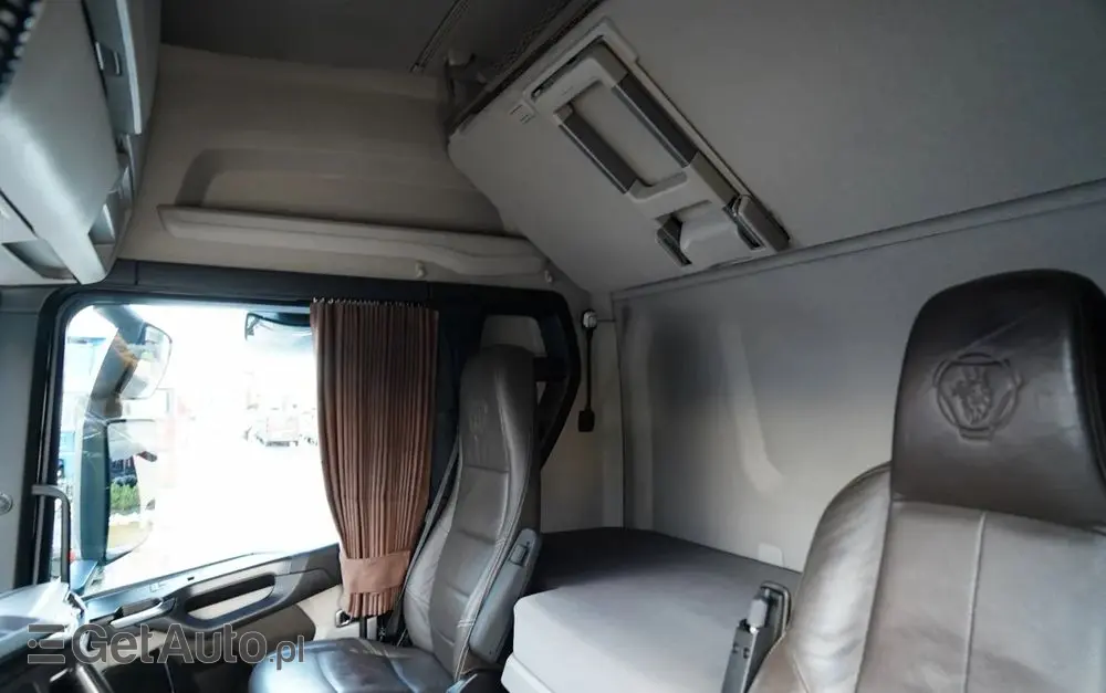 SCANIA S 500 / RETARDER / KLIMA POSTOJOWA / ALUFELGI / SKÓRY / OPONY 100% 