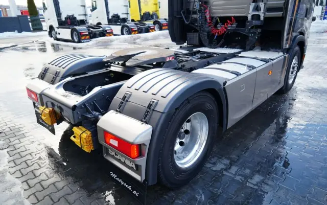 SCANIA S 500 / RETARDER / KLIMA POSTOJOWA / ALUFELGI / SKÓRY / OPONY 100% 