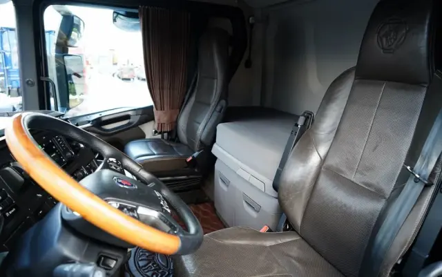 SCANIA S 500 / RETARDER / KLIMA POSTOJOWA / ALUFELGI / SKÓRY / OPONY 100% 