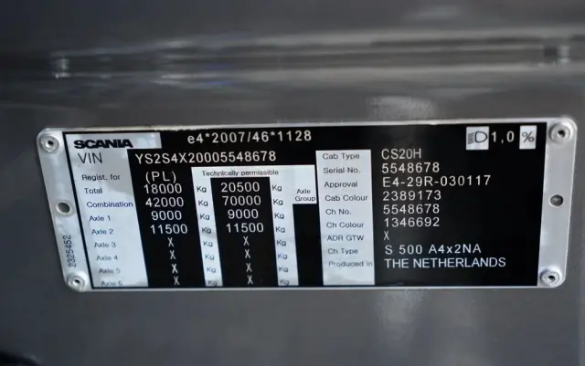 SCANIA S 500 / RETARDER / KLIMA POSTOJOWA / ALUFELGI / SKÓRY / OPONY 100% 