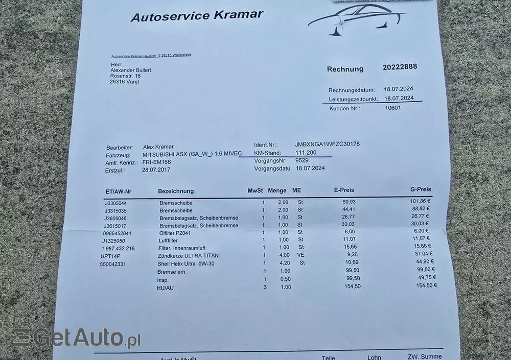 MITSUBISHI ASX 1.6 2WD Diamant Edition