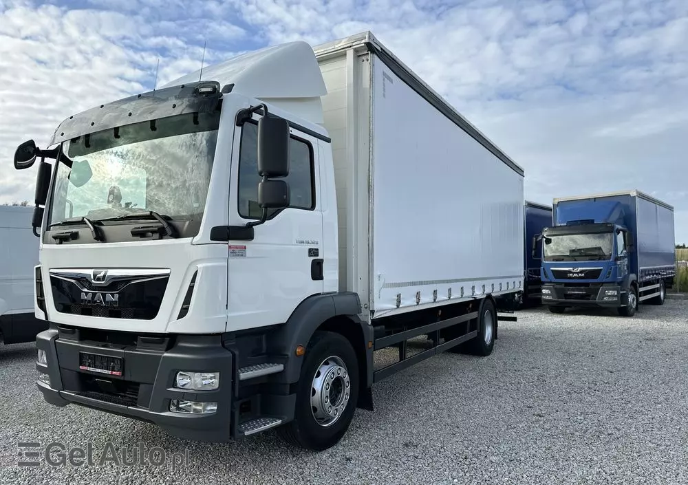 MAN TGM 18.320/perfekcyjny stan/firanka/Automat/poduszki przód i tył/Navi/super stan 