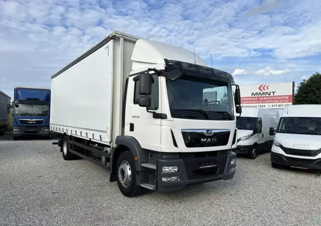 MAN TGM 18.320/perfekcyjny stan/firanka/Automat/poduszki przód i tył/Navi/super stan 
