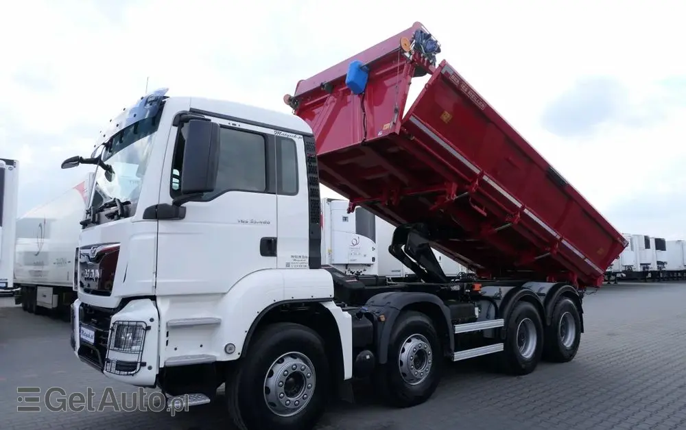 MAN TGS 35.460 / 8X4 / WYWROTKA 2 STR / BORDMATIC / MEILLER KIPPER / AUTOMAT / EURO 6 