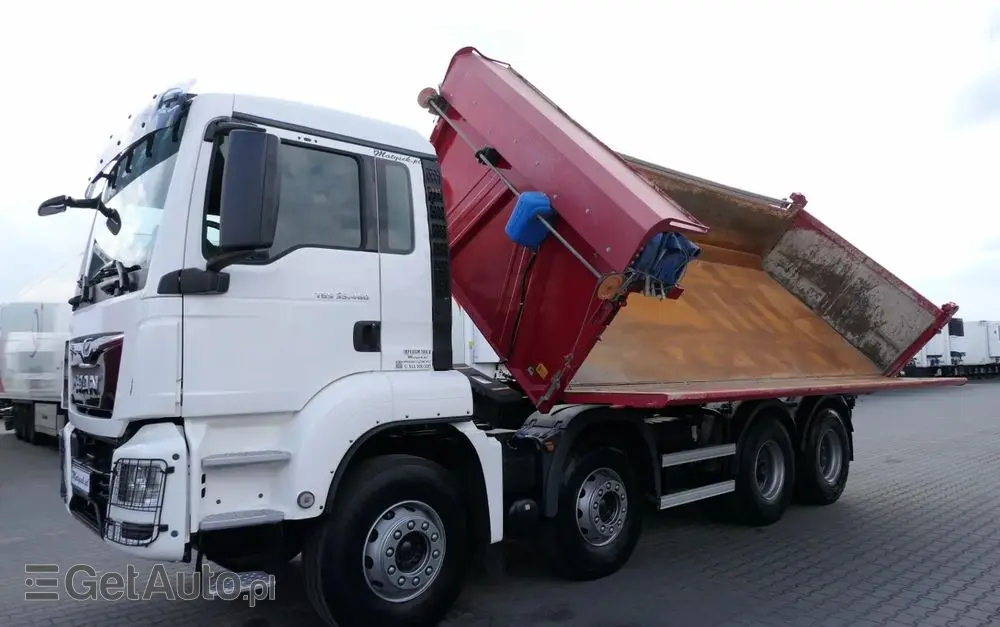 MAN TGS 35.460 / 8X4 / WYWROTKA 2 STR / BORDMATIC / MEILLER KIPPER / AUTOMAT / EURO 6 