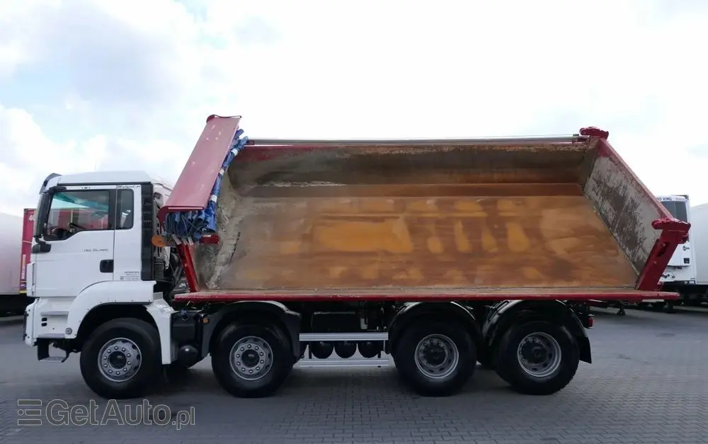 MAN TGS 35.460 / 8X4 / WYWROTKA 2 STR / BORDMATIC / MEILLER KIPPER / AUTOMAT / EURO 6 
