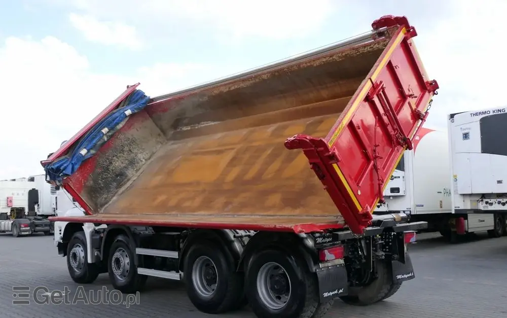 MAN TGS 35.460 / 8X4 / WYWROTKA 2 STR / BORDMATIC / MEILLER KIPPER / AUTOMAT / EURO 6 