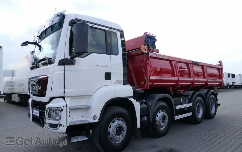 MAN TGS 35.460 / 8X4 / WYWROTKA 2 STR / BORDMATIC / MEILLER KIPPER / AUTOMAT / EURO 6 