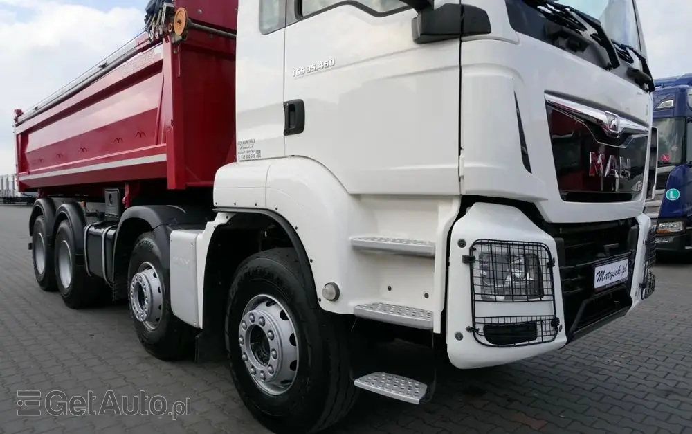 MAN TGS 35.460 / 8X4 / WYWROTKA 2 STR / BORDMATIC / MEILLER KIPPER / AUTOMAT / EURO 6 