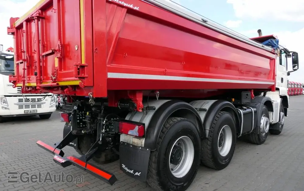 MAN TGS 35.460 / 8X4 / WYWROTKA 2 STR / BORDMATIC / MEILLER KIPPER / AUTOMAT / EURO 6 