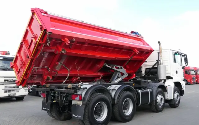MAN TGS 35.460 / 8X4 / WYWROTKA 2 STR / BORDMATIC / MEILLER KIPPER / AUTOMAT / EURO 6 
