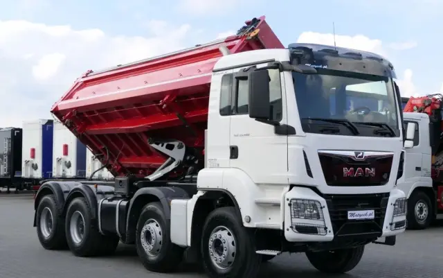 MAN TGS 35.460 / 8X4 / WYWROTKA 2 STR / BORDMATIC / MEILLER KIPPER / AUTOMAT / EURO 6 