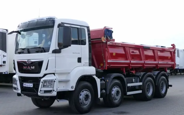 MAN TGS 35.460 / 8X4 / WYWROTKA 2 STR / BORDMATIC / MEILLER KIPPER / AUTOMAT / EURO 6 