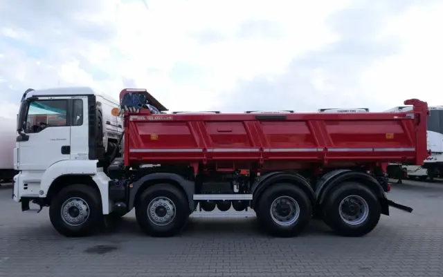 MAN TGS 35.460 / 8X4 / WYWROTKA 2 STR / BORDMATIC / MEILLER KIPPER / AUTOMAT / EURO 6 