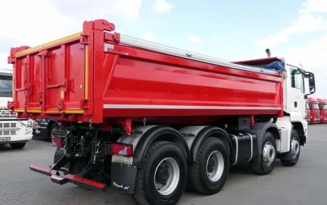 MAN TGS 35.460 / 8X4 / WYWROTKA 2 STR / BORDMATIC / MEILLER KIPPER / AUTOMAT / EURO 6 