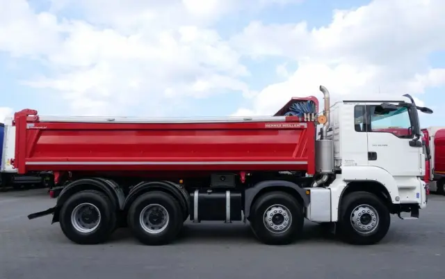 MAN TGS 35.460 / 8X4 / WYWROTKA 2 STR / BORDMATIC / MEILLER KIPPER / AUTOMAT / EURO 6 