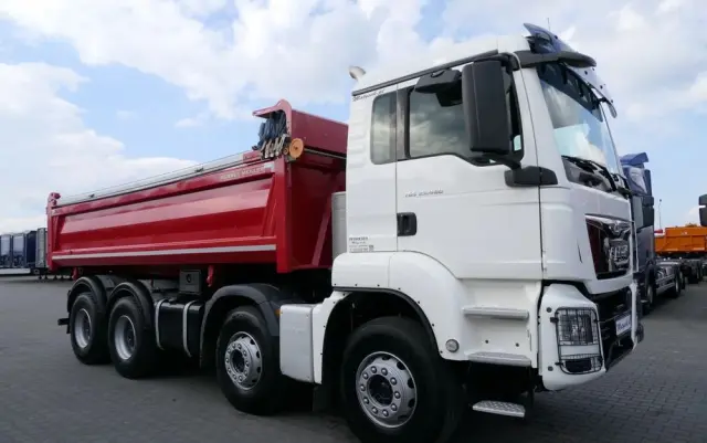 MAN TGS 35.460 / 8X4 / WYWROTKA 2 STR / BORDMATIC / MEILLER KIPPER / AUTOMAT / EURO 6 