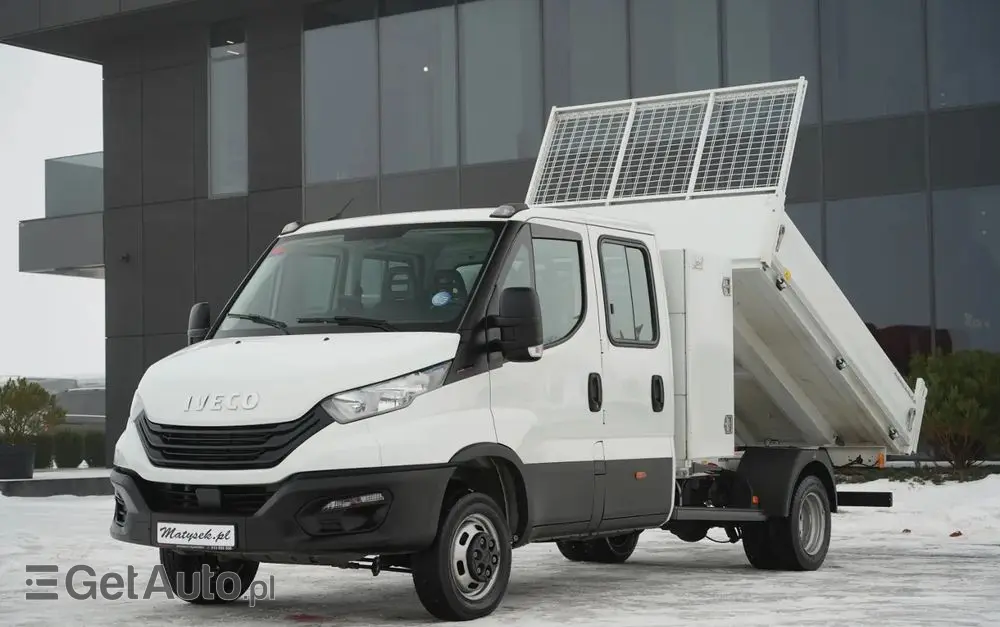 IVECO DAILY 35-160 / WYWROTKA / BRYGADÓWKA - 6 MIEJSC  / BLIŹNIAK / MANUAL / 2023 R / SPROWADZONY 