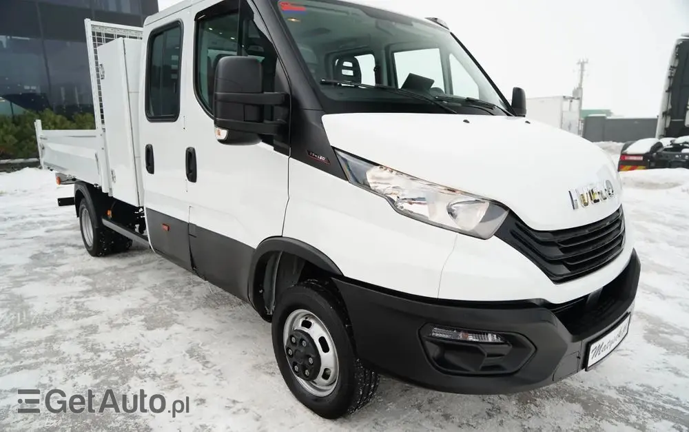 IVECO DAILY 35-160 / WYWROTKA / BRYGADÓWKA - 6 MIEJSC  / BLIŹNIAK / MANUAL / 2023 R / SPROWADZONY 