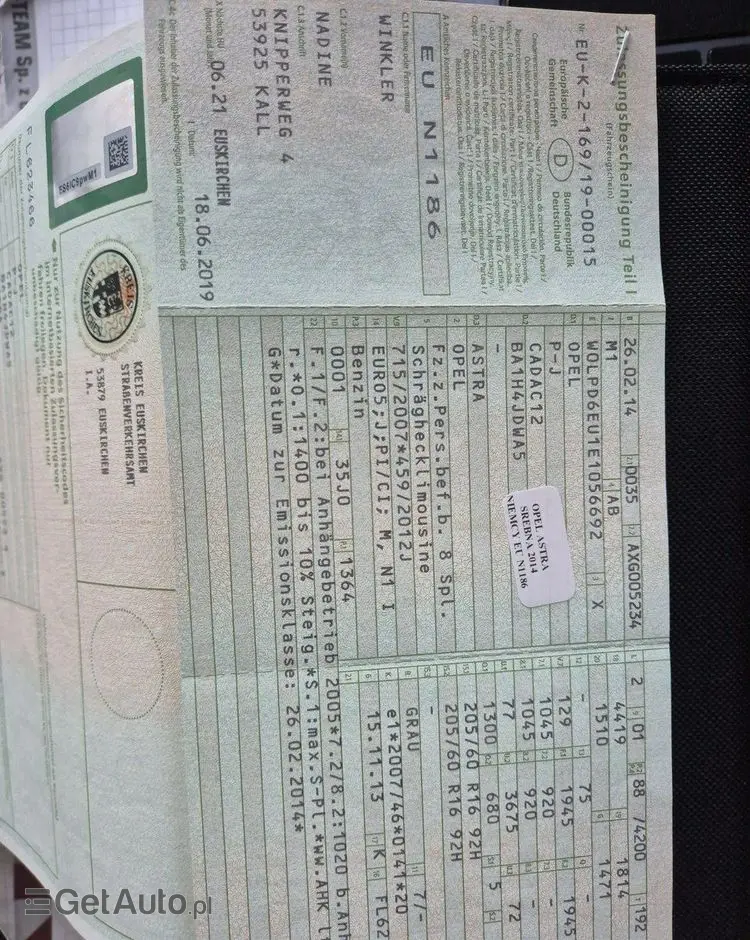 OPEL Astra 1.4 Turbo ecoFLEX Start/Stop ENERGY