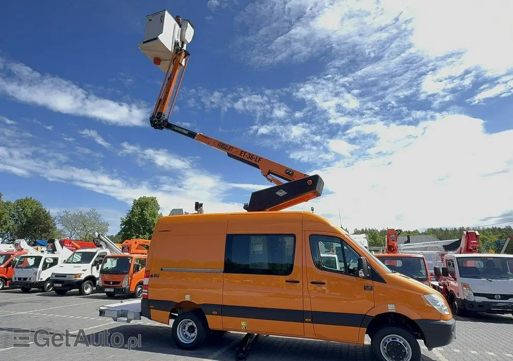MERCEDES-BENZ Sprinter Zwyżka Podnośnik Koszowy VERSALIFT KLUBB ET-36-LF UDT 