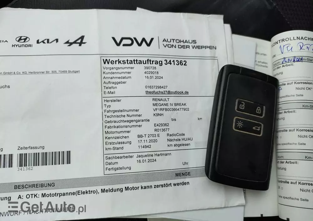 RENAULT Megane Grandtour E-TECH Plug-in 160 R.S LINE