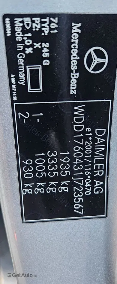 MERCEDES-BENZ Klasa A 200 7G-DCT AMG Line