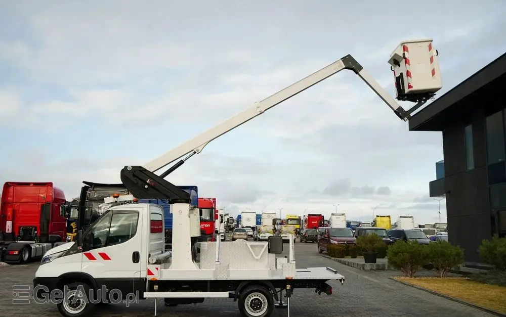 IVECO 35-140 / ZWYŻKA / PODNOŚNIK KOSZOWY KLUBB K26/ 4 PODPORY / MANUAL / 2020  R 