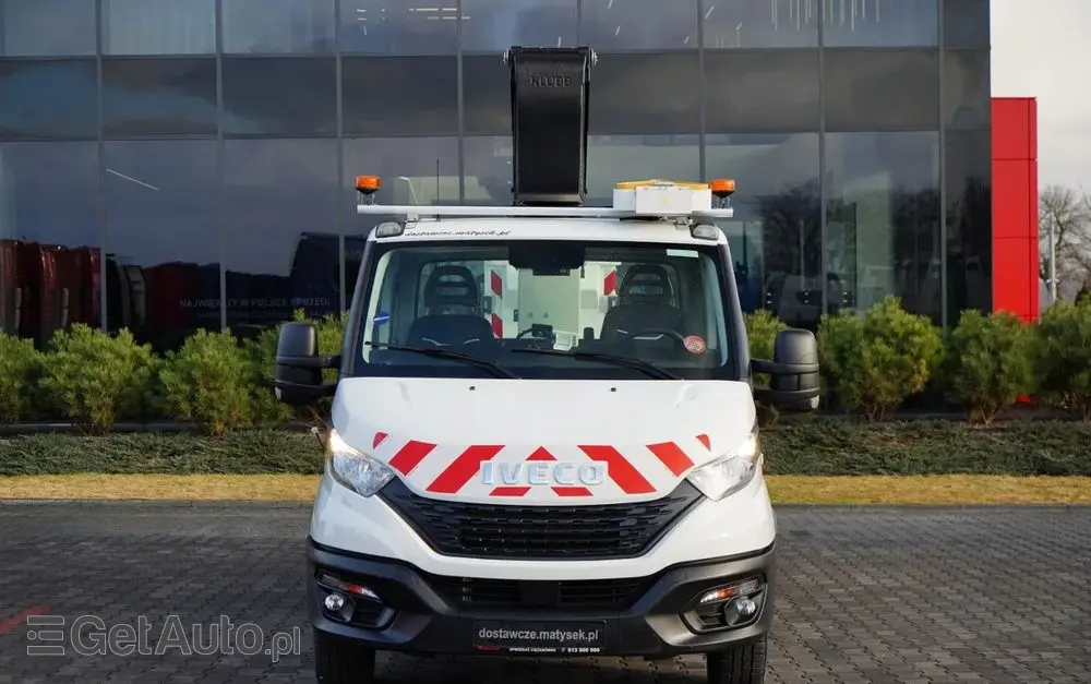 IVECO 35-140 / ZWYŻKA / PODNOŚNIK KOSZOWY KLUBB K26/ 4 PODPORY / MANUAL / 2020  R 