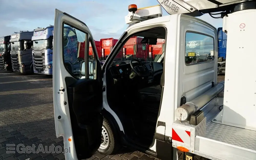 IVECO 35-140 / ZWYŻKA / PODNOŚNIK KOSZOWY KLUBB K26/ 4 PODPORY / MANUAL / 2020  R 