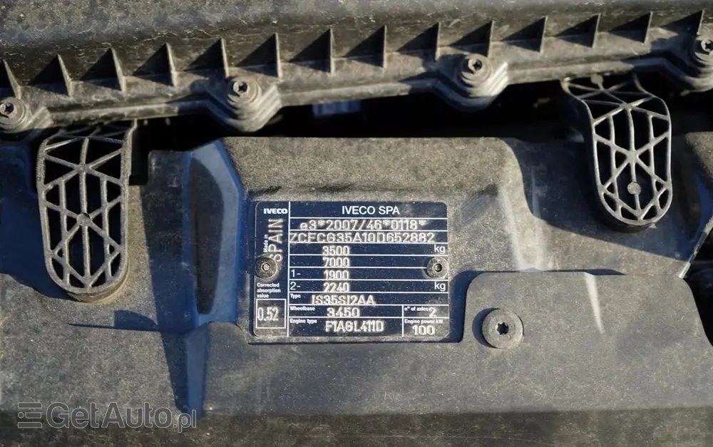 IVECO 35-140 / ZWYŻKA / PODNOŚNIK KOSZOWY KLUBB K26/ 4 PODPORY / MANUAL / 2020  R 