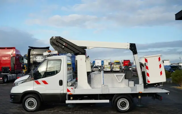 IVECO 35-140 / ZWYŻKA / PODNOŚNIK KOSZOWY KLUBB K26/ 4 PODPORY / MANUAL / 2020  R 