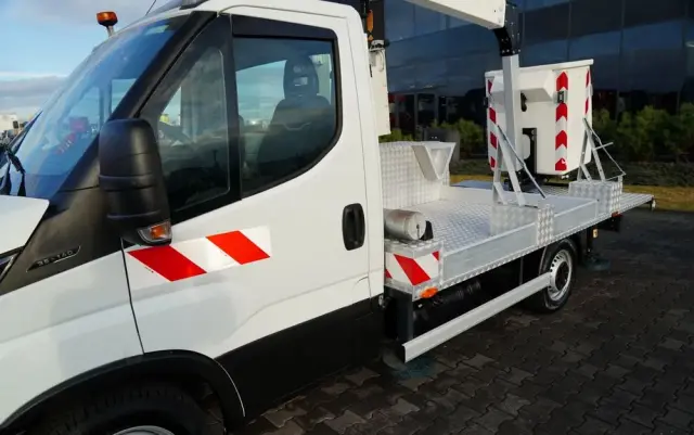 IVECO 35-140 / ZWYŻKA / PODNOŚNIK KOSZOWY KLUBB K26/ 4 PODPORY / MANUAL / 2020  R 