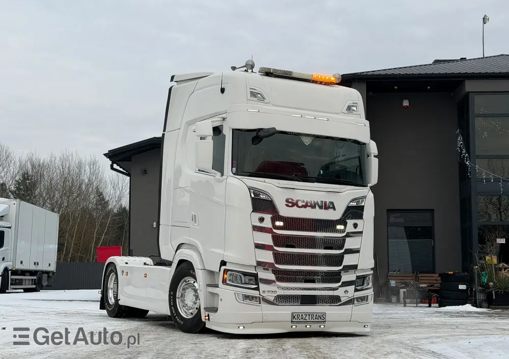 SCANIA S730 V8 idealny stan 2021 pełna opcja z Niemiec ASO scania na kontrakcie hydraulika 