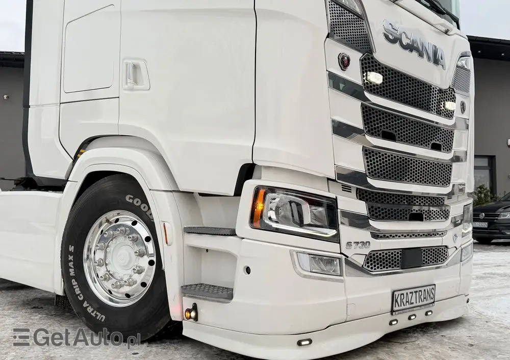 SCANIA S730 V8 idealny stan 2021 pełna opcja z Niemiec ASO scania na kontrakcie hydraulika 