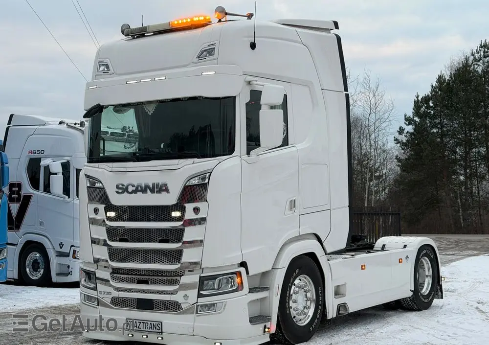 SCANIA S730 V8 idealny stan 2021 pełna opcja z Niemiec ASO scania na kontrakcie hydraulika 