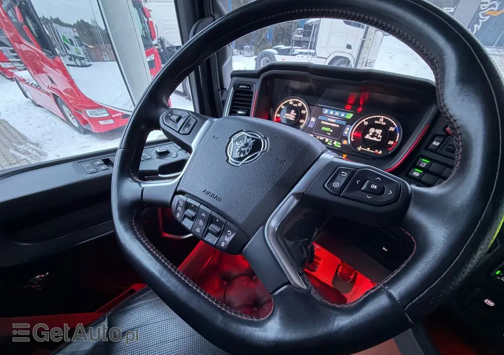 SCANIA S730 V8 idealny stan 2021 pełna opcja z Niemiec ASO scania na kontrakcie hydraulika 