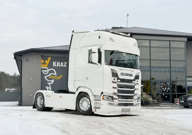 SCANIA S730 V8 idealny stan 2021 pełna opcja z Niemiec ASO scania na kontrakcie hydraulika 