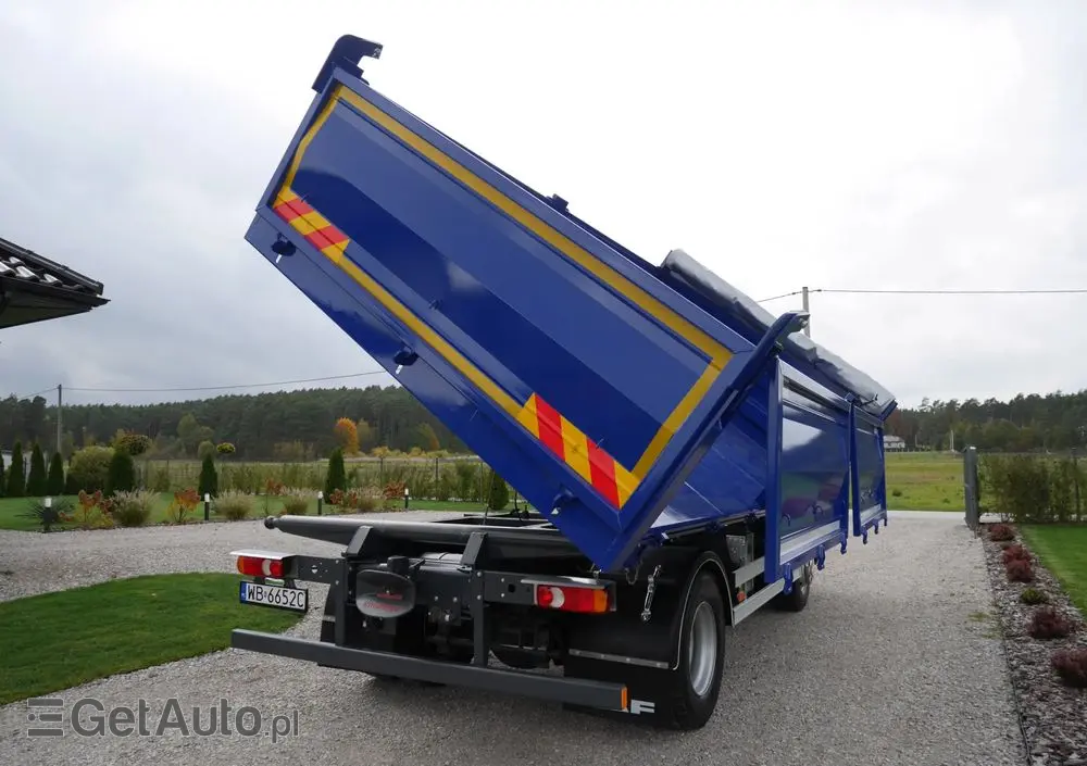 DAF LF 55.220 WYWROTKA 3-STRONNA,DMC 15000KG NISKI PRZEBIEG, STAN IDEALNY 