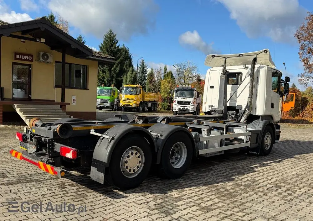 SCANIA R440 hakowiec, 6x2, MEILLER, pilot, 490 t.km.! 