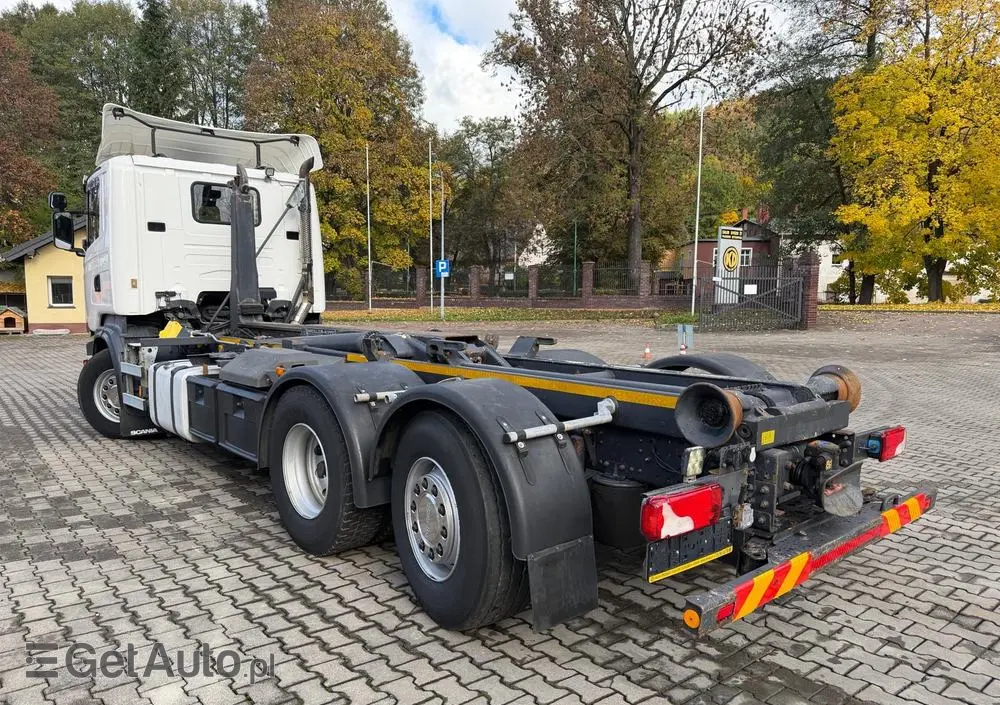 SCANIA R440 hakowiec, 6x2, MEILLER, pilot, 490 t.km.! 