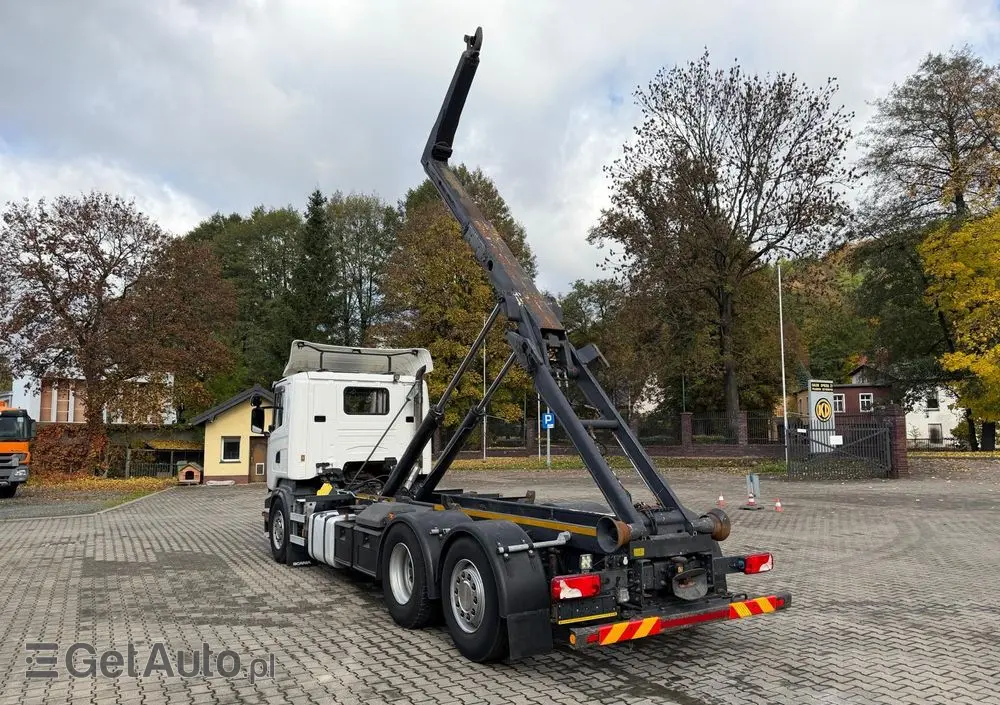 SCANIA R440 hakowiec, 6x2, MEILLER, pilot, 490 t.km.! 