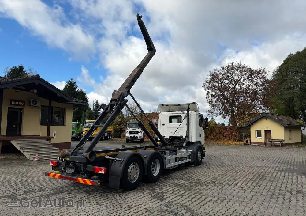 SCANIA R440 hakowiec, 6x2, MEILLER, pilot, 490 t.km.! 
