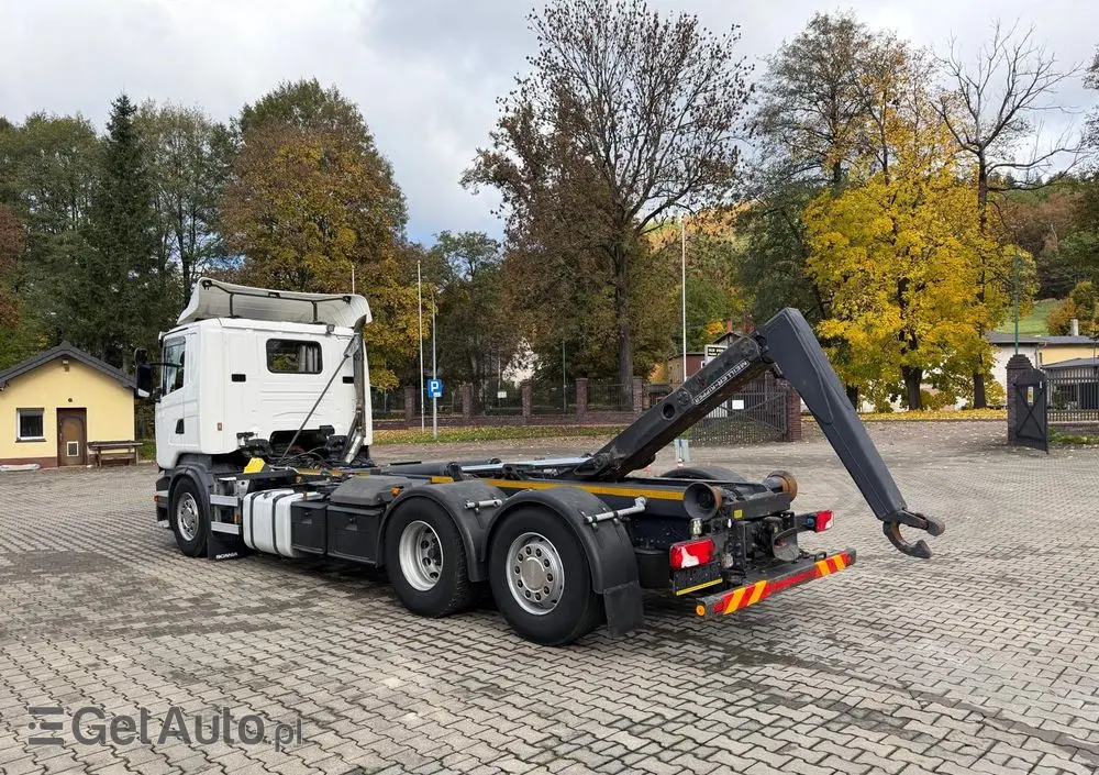 SCANIA R440 hakowiec, 6x2, MEILLER, pilot, 490 t.km.! 