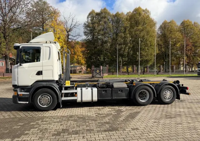SCANIA R440 hakowiec, 6x2, MEILLER, pilot, 490 t.km.! 