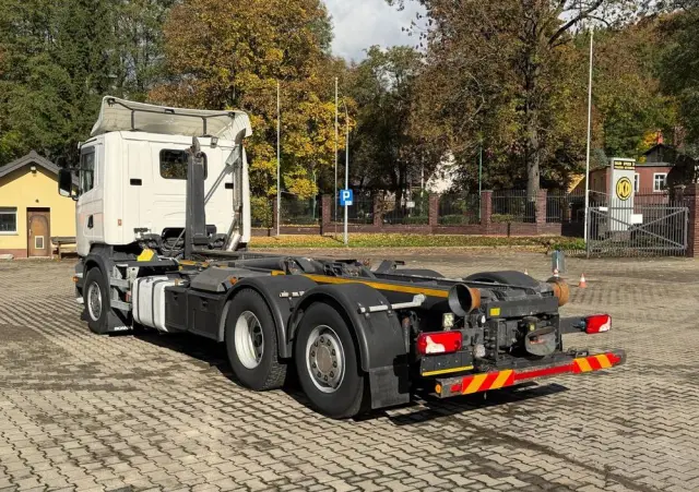 SCANIA R440 hakowiec, 6x2, MEILLER, pilot, 490 t.km.! 
