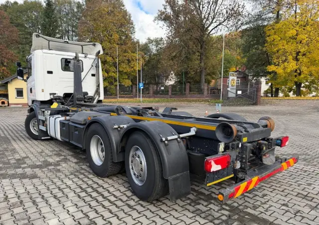 SCANIA R440 hakowiec, 6x2, MEILLER, pilot, 490 t.km.! 