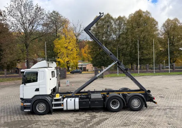 SCANIA R440 hakowiec, 6x2, MEILLER, pilot, 490 t.km.! 