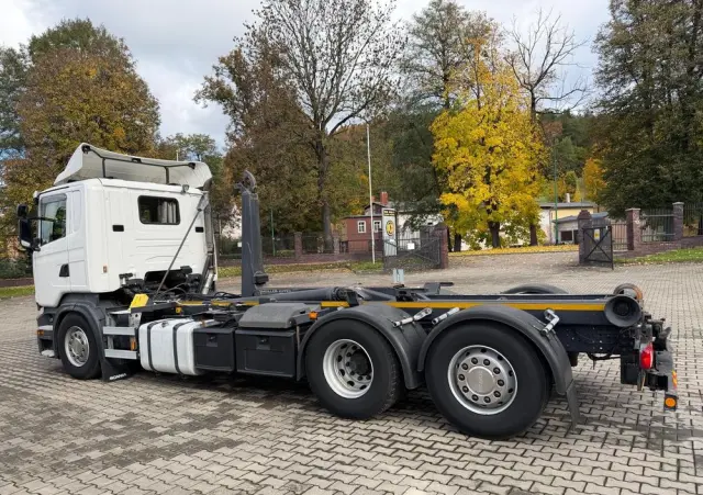SCANIA R440 hakowiec, 6x2, MEILLER, pilot, 490 t.km.! 
