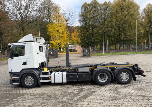 SCANIA R440 hakowiec, 6x2, MEILLER, pilot, 490 t.km.! 
